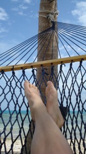 Hammock and feet